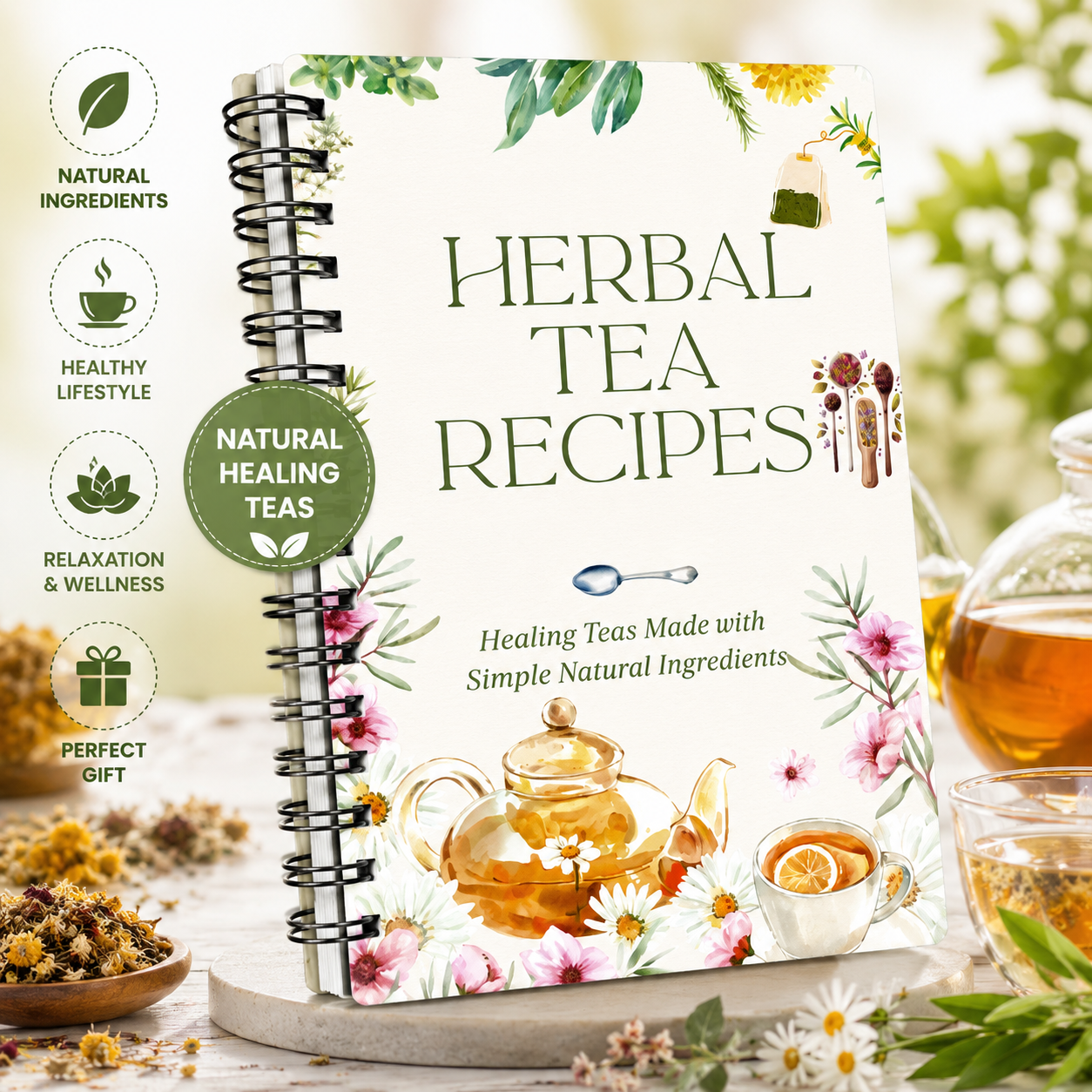 Natural Herbal Wellness - Herbal Tea Recipes Book – Natural