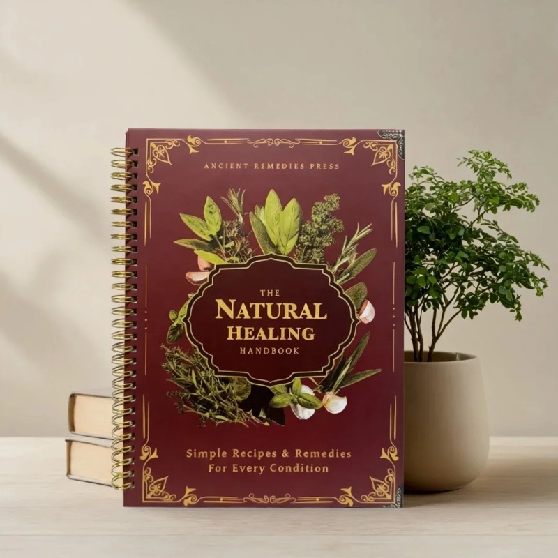 Natural Herbal Wellness - Natural Healing Manual Spiral Bound Wellness