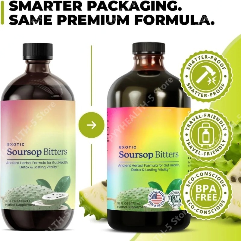Soursop Bitters Drops Liquid O - đánh giá và giá Herbal Wellness Drops