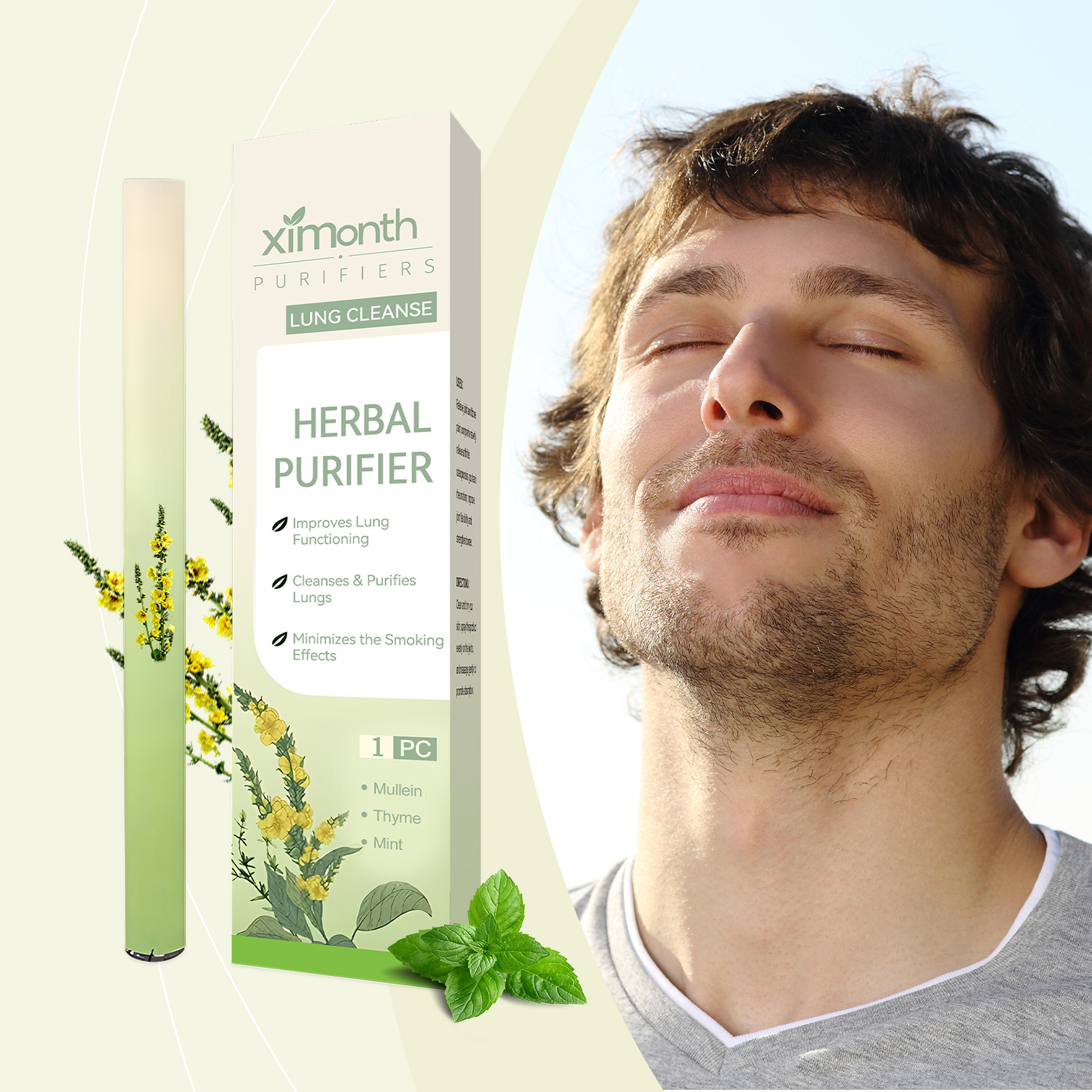 Natural Herbal Breathing Stick - đánh giá và giá Natural Herbal Wellness
