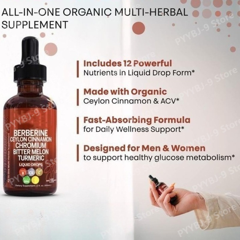 Berberine Chromium Turmeric Gi - đánh giá và giá Herbal Wellness Drops