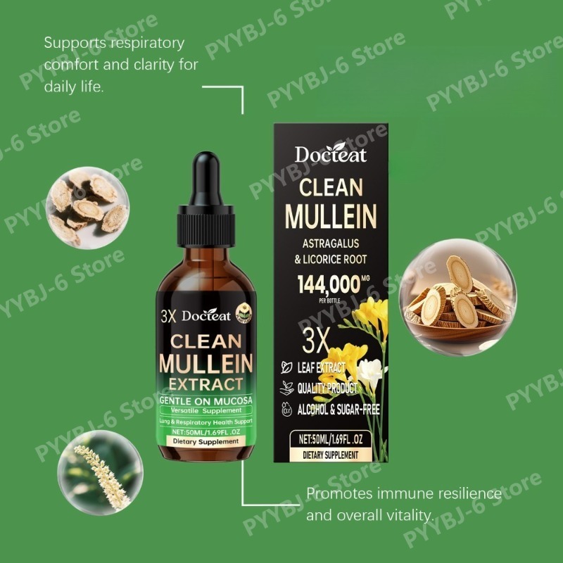 Mullein Astragalus & Licorice  - đánh giá và giá Herbal Wellness Drops