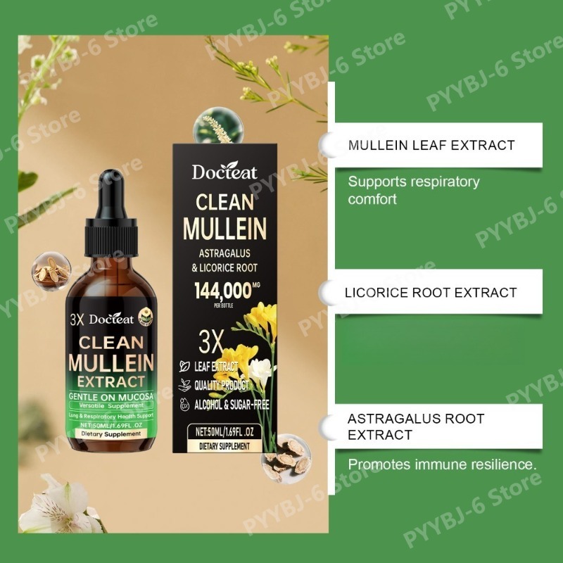 Mullein Astragalus & Licorice  - đánh giá và giá Herbal Wellness Drops