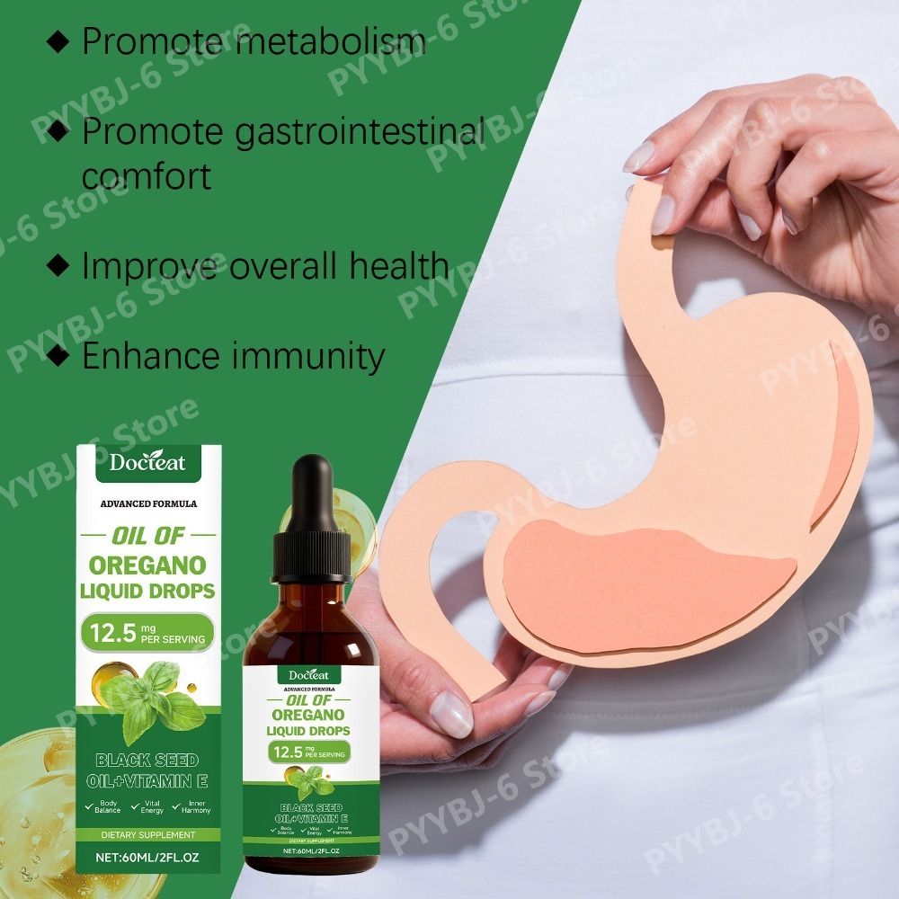 Oregano Oil Liquid Drops 60ml  - đánh giá và giá Herbal Wellness Drops
